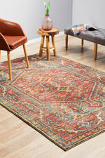 Kalani Crimson Rug | Traditional Rugs Belrose Sydney