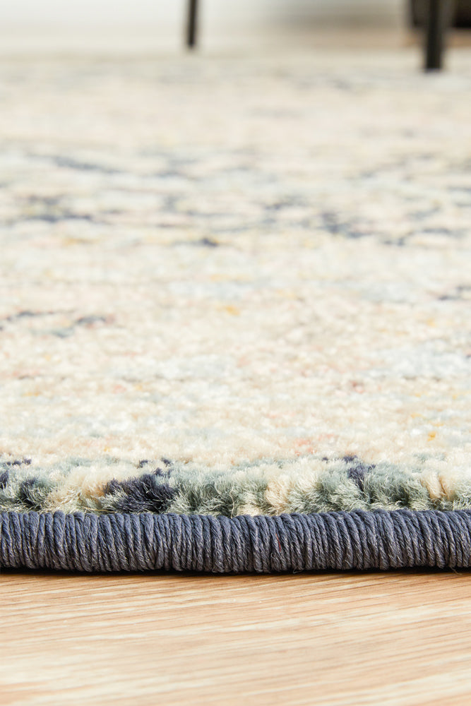 Kalani Midnight Round Rug | Traditional Rugs Belrose Sydney