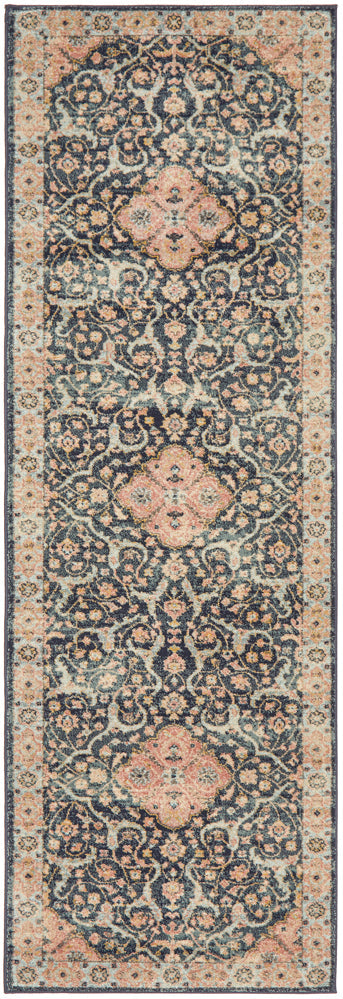 Kalani Midnight Hall Runner | Traditional Rugs Belrose Sydney