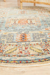 Kalani Sky Round Rug | Traditional Rugs Belrose Sydney