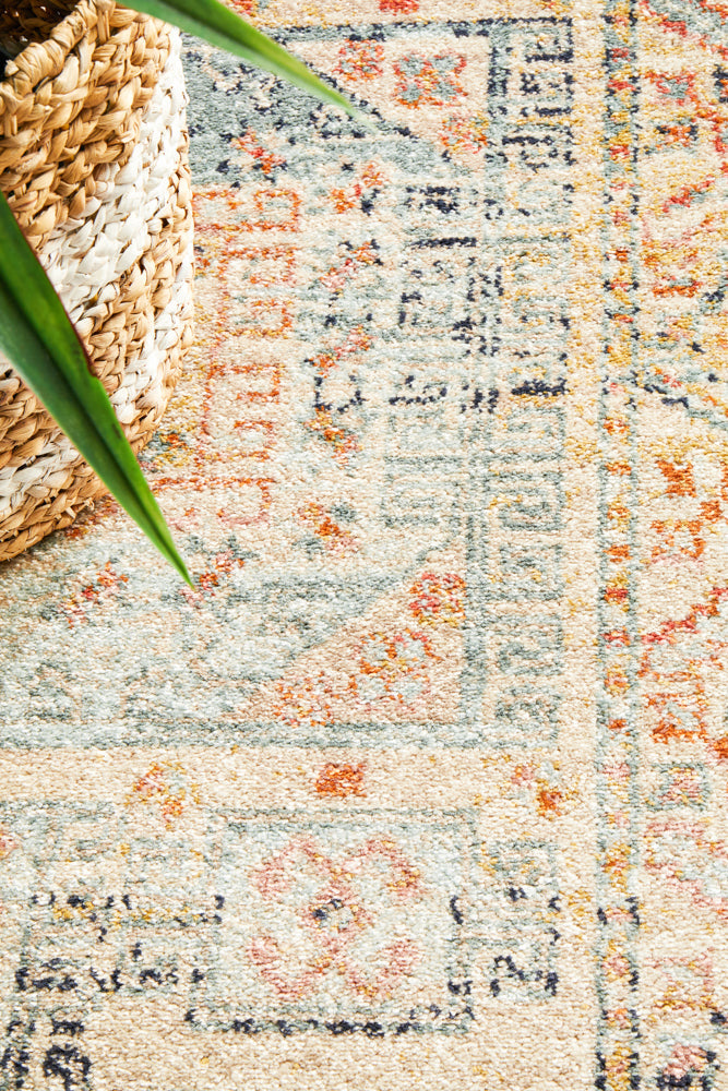 Kalani Sky Hall Runner | Traditional Rugs Belrose Sydney