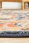 Kalani Peacock Round Rug | Traditional Rugs Belrose Sydney