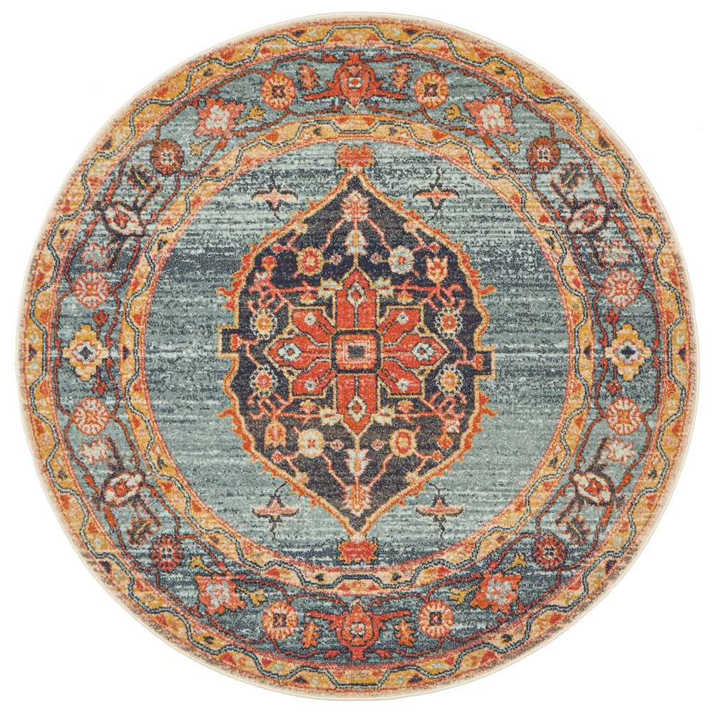 Kalani Tuscany Round Rug | Traditional Rugs Belrose Sydney