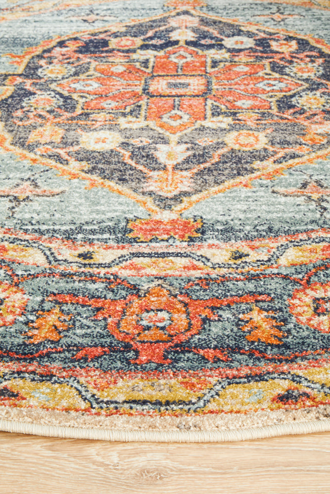 Kalani Tuscany Round Rug | Traditional Rugs Belrose Sydney