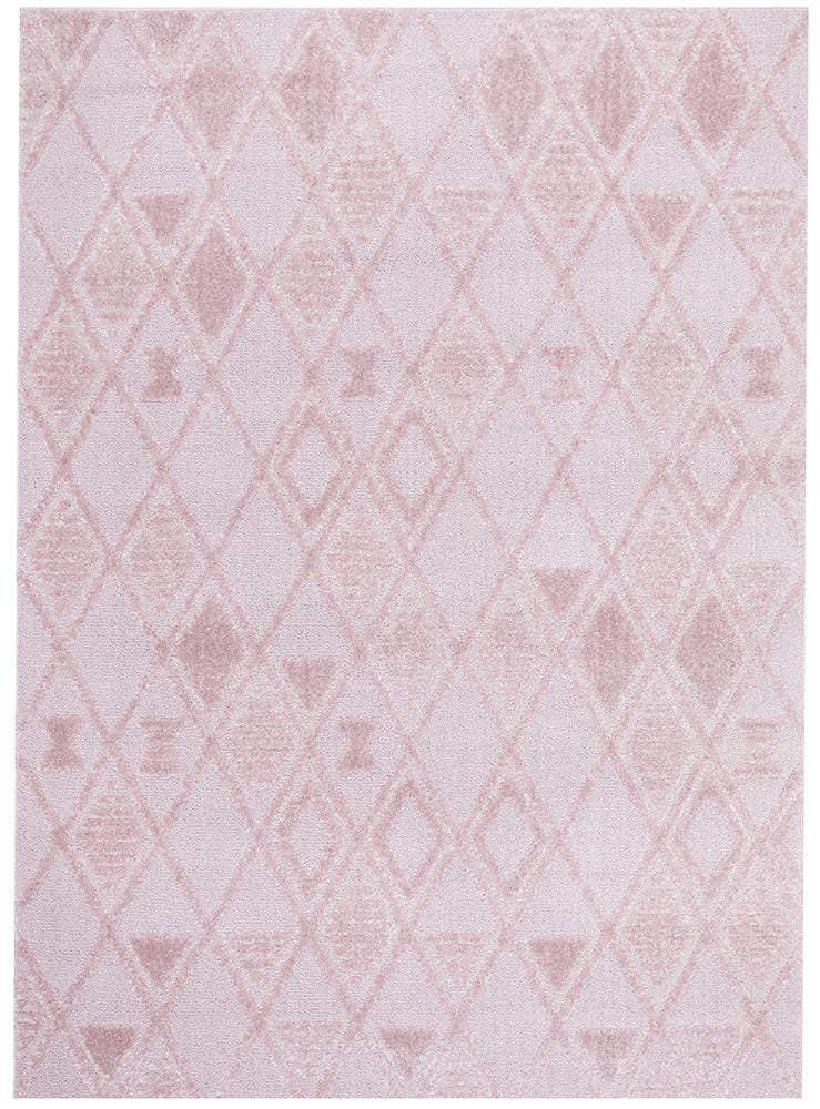 Seph Pink Diamonds Rug | Modern Rugs Belrose | Rugs N Timber