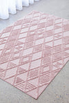 Seph Pink Diamonds Rug | Modern Rugs Belrose | Rugs N Timber