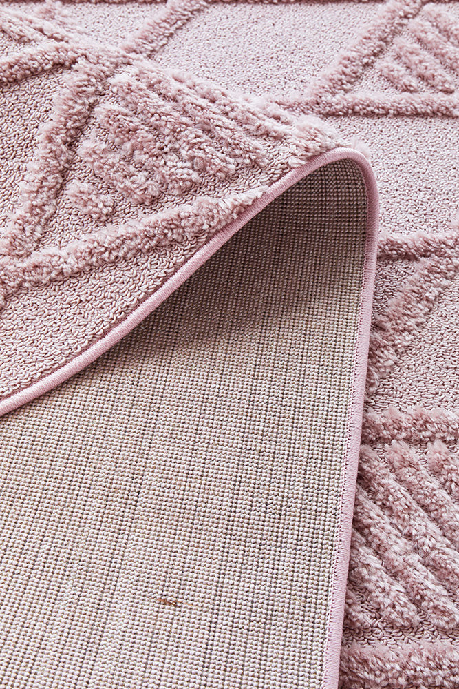 Seph Pink Diamonds Rug | Modern Rugs Belrose | Rugs N Timber