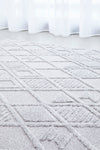 Seph Silver Diamonds Rug | Modern Rugs Belrose | Rugs N Timber