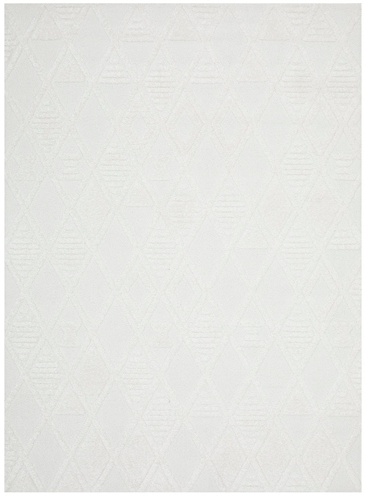 Seph White Diamonds Rug | Modern Rugs Belrose | Rugs N Timber