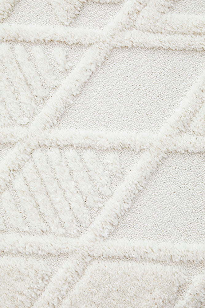 Seph White Diamonds Rug | Modern Rugs Belrose | Rugs N Timber