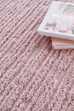 Seph Pink Stripes Rug | Modern Rugs Belrose | Rugs N Timber