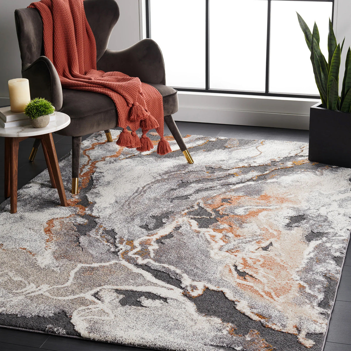 Aspen Rust Lode Rug | Modern Rugs Sydney