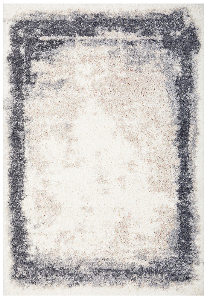 Miley Border Rug | Shaggy Rugs Belrose Sydney