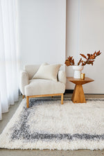 Miley Border Rug | Shaggy Rugs Belrose Sydney