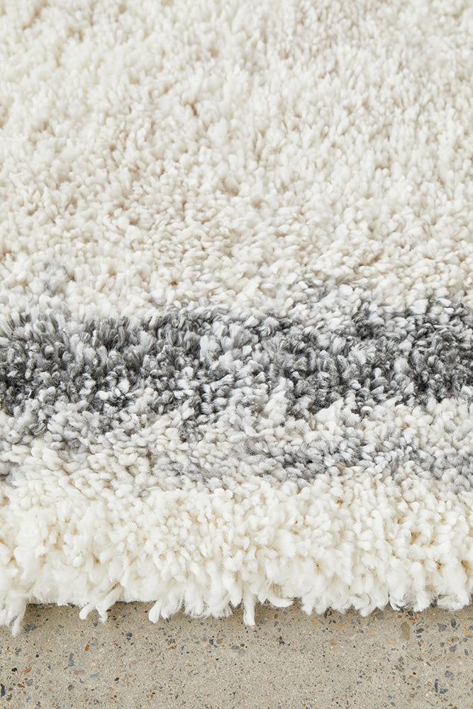 Miley Border Rug | Shaggy Rugs Belrose Sydney