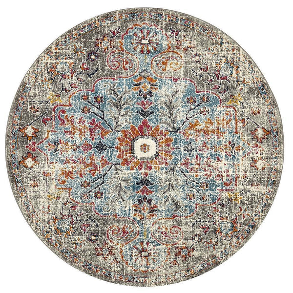 Brooklyn Medallion Round Rug | Traditional Rugs Belrose | Rugs N Timber ...