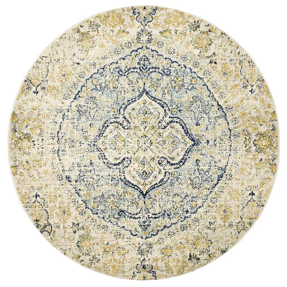 Brooklyn Prince Round Rug | Traditional Rugs Belrose Sydney