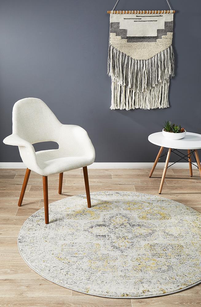 Brooklyn Benson Round Rug | Traditional Rugs Belrose Sydney