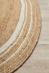 Savannah Border Oval Rug | Jute Natural Fibre Rugs Belrose | Rugs N Timber