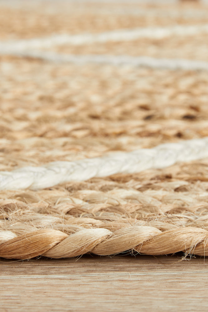 Savannah Border Runner | Jute Natural Fibre Rugs Belrose | Rugs N Timber