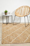 Savannah Diamonds Rug | Jute Natural Fibre Rugs Belrose | Rugs N Timber