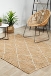 Savannah Diamonds Rug | Jute Natural Fibre Rugs Belrose | Rugs N Timber