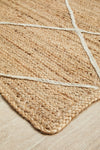 Savannah Diamonds Rug | Jute Natural Fibre Rugs Belrose | Rugs N Timber