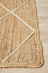 Savannah Diamonds Rug | Jute Natural Fibre Rugs Belrose | Rugs N Timber