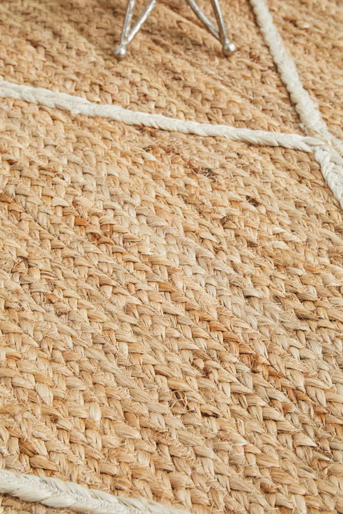 Savannah Diamonds Rug | Jute Natural Fibre Rugs Belrose | Rugs N Timber