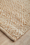 Savannah Harlequin Runner | Jute Natural Fibre Rugs Belrose | Rugs N Timber