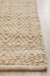 Savannah Harlequin Runner | Jute Natural Fibre Rugs Belrose | Rugs N Timber