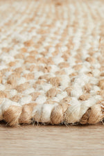Savannah Harlequin Runner | Jute Natural Fibre Rugs Belrose | Rugs N Timber