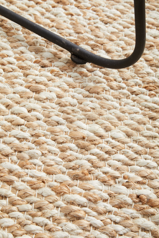 Savannah Harlequin Runner | Jute Natural Fibre Rugs Belrose | Rugs N Timber