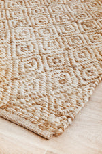 Savannah Harlequin Rug | Jute Natural Fibre Rugs Belrose | Rugs N Timber