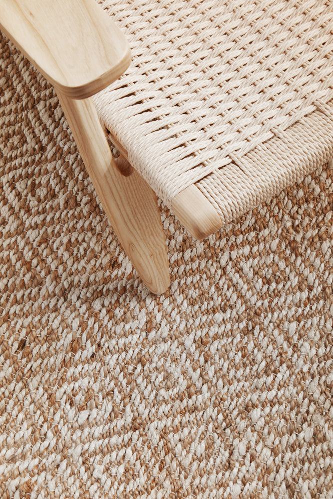 Savannah Harlequin Rug | Jute Natural Fibre Rugs Belrose | Rugs N Timber