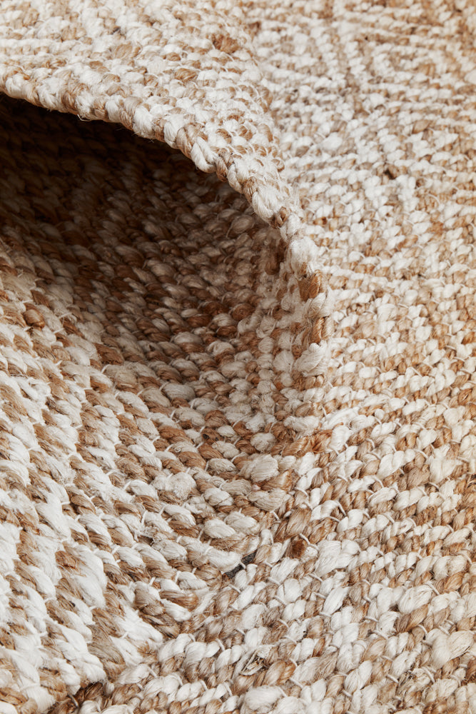 Savannah Harlequin Rug | Jute Natural Fibre Rugs Belrose | Rugs N Timber