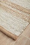 Savannah Stripes Runner | Jute Natural Fibre Rugs Belrose | Rugs N Timber