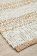 Savannah Stripes Rug | Jute Natural Fibre Rugs Belrose | Rugs N Timber