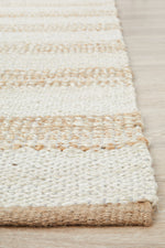 Savannah Stripes Rug | Jute Natural Fibre Rugs Belrose | Rugs N Timber