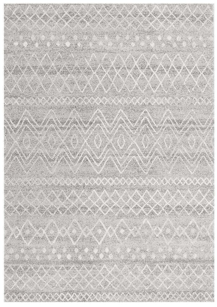 Ariana Silver Moroc Tribal Rug