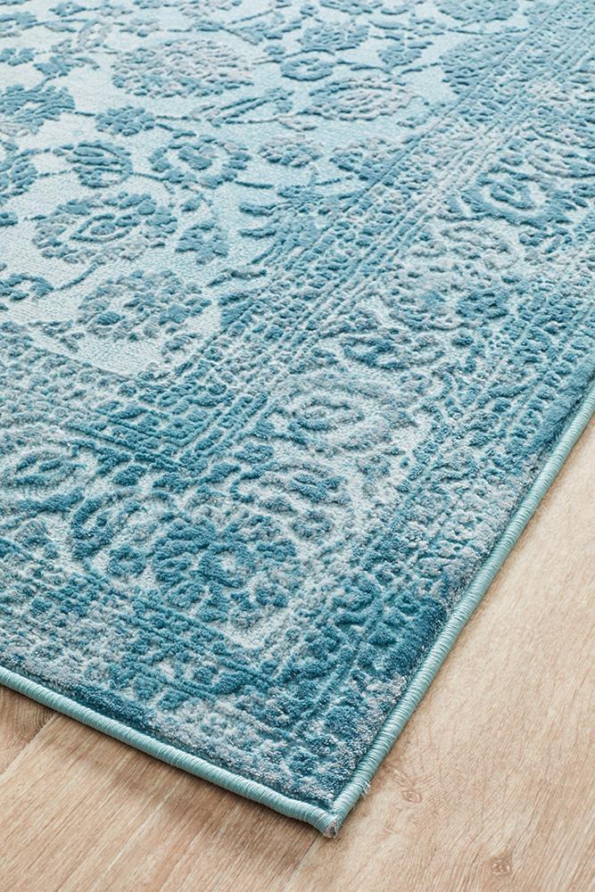 Edith Blue Classic Runner | Traditional Runners Belrose | Rugs N Timber