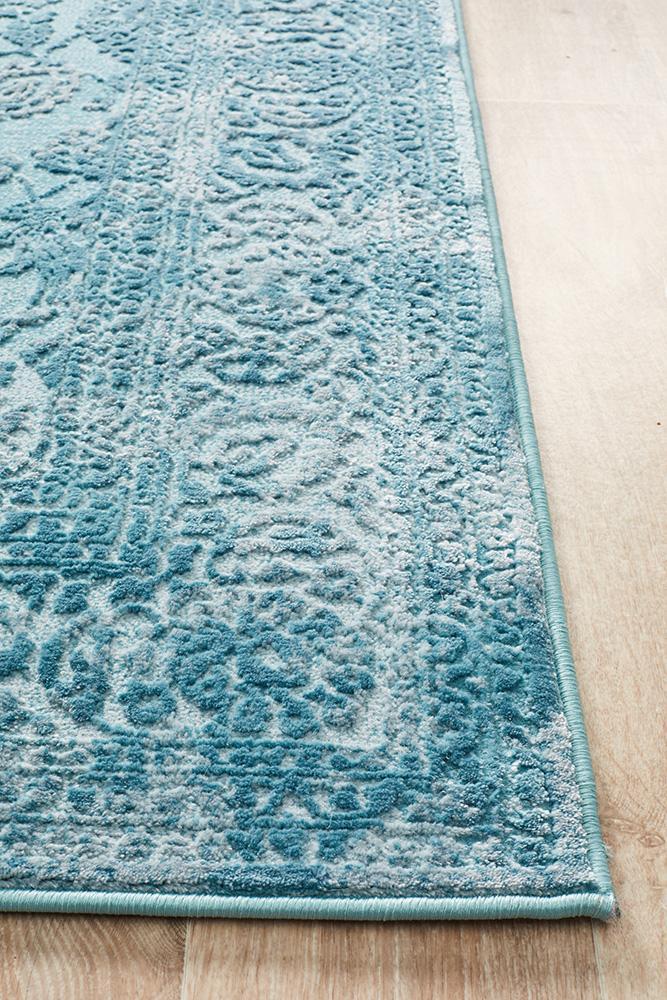 Edith Blue Classic Runner | Traditional Runners Belrose | Rugs N Timber
