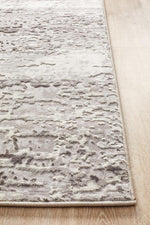 Edith Silver Abstract Runner | Modern Runners Belrose | Rugs N Timber