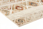 Oxford Contrast Rug - Rust