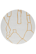 Zara Gold Fes Rug | Round Rugs Belrose | Rugs N Timber