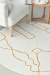 Zara Gold Fes Rug | Round Rugs Belrose | Rugs N Timber