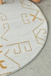 Zara Gold Atlas Rug | Round Rugs Belrose | Rugs N Timber