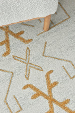 Zara Gold Atlas Rug | Round Rugs Belrose | Rugs N Timber