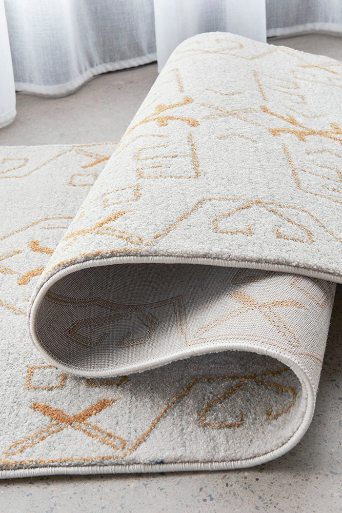 Zara Gold Atlas Runner | Hall Runners Rugs Belrose | Rugs N Timber