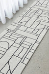Zara Ivory Chaos Runner | Hall Runners Rugs Belrose | Rugs N Timber